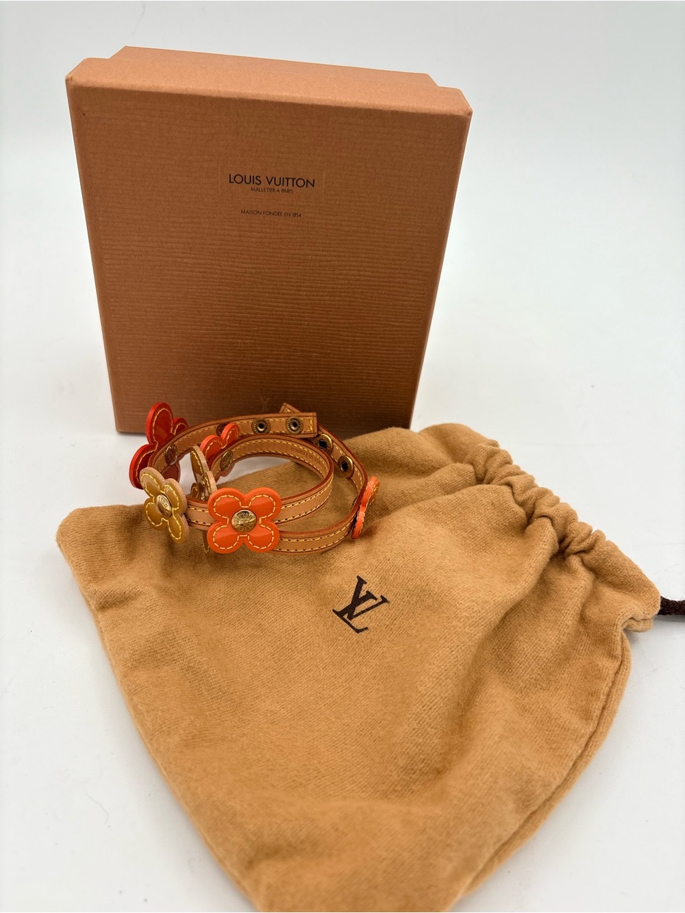 Louis Vuitton Verni Flower Lexington Bracelet